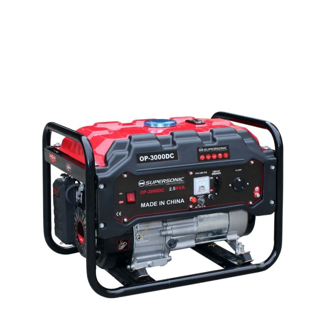 Supersonic Petrol & Oil 4-Stroke Generator OP-3000DC -Load Shedding