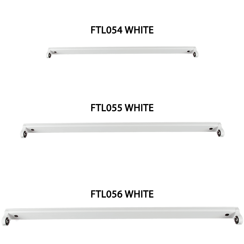 T8 LED PVC Open Channel Fitting