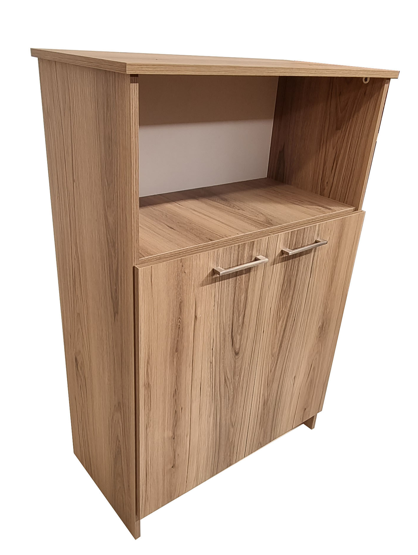 Oxford 3 Shelf,2 Door Book/Filing Cabinet 80cm - Sahara