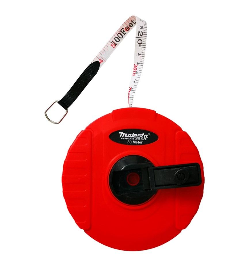 Majesta 30m Fibreglass Tape Measure - Closed Reel