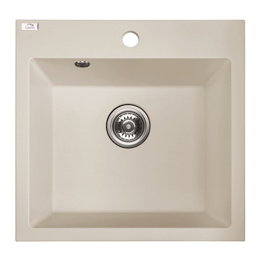 Laveo Alena 490 Granite Composite Kitchen Sink 1 Bowl - Jasmine