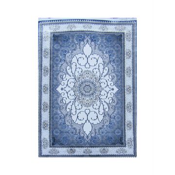BK Carpets & Rugs - Classic Persian Style Nain Indoor Rug - 2m x 2.9m - Blue- Grey - Cream