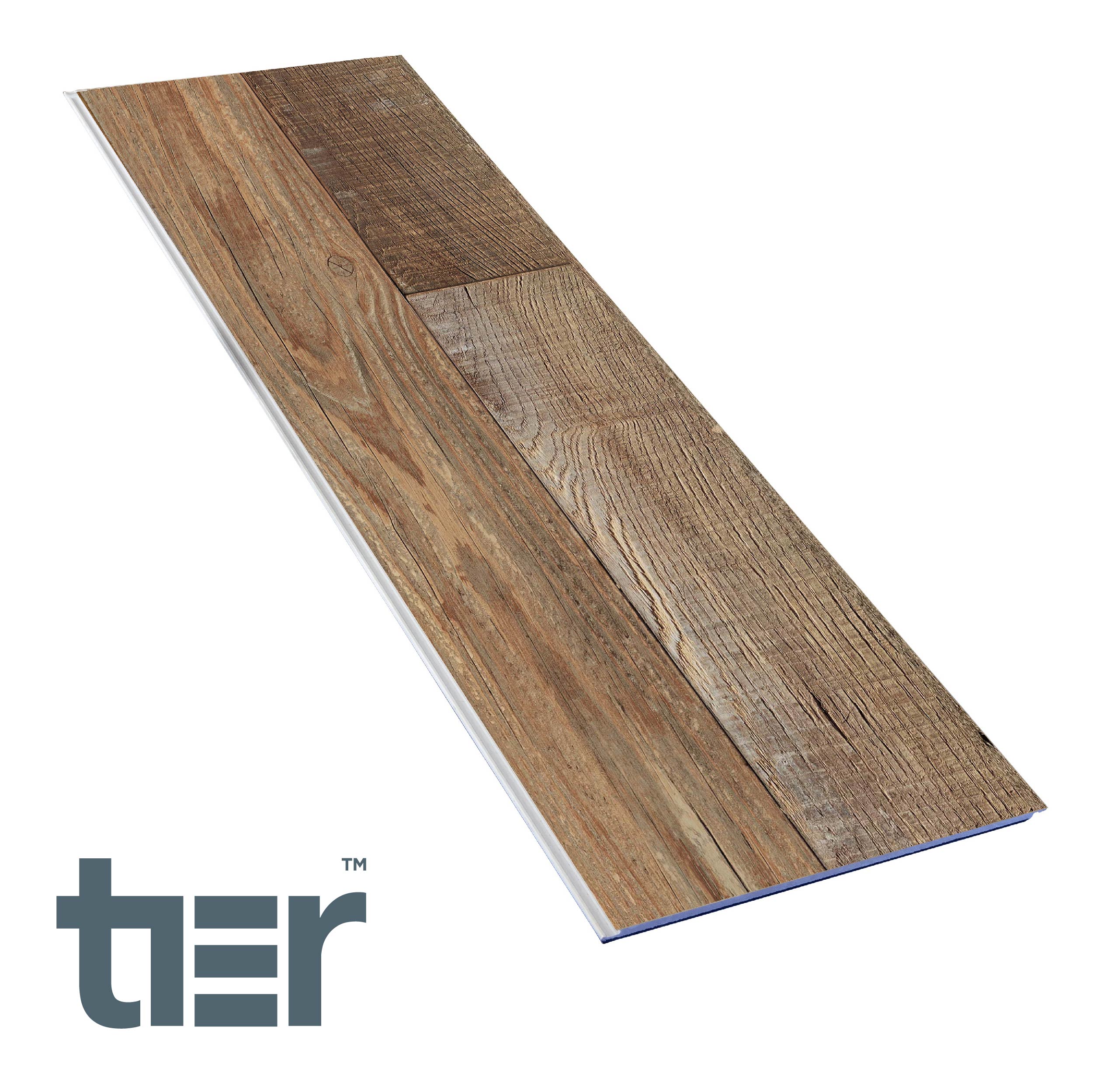 TIER™ Flooring, Reclaimed Fir Tabby SPC Vinyl Flooring With CarbideCore™ Technology (2.64m2/box)