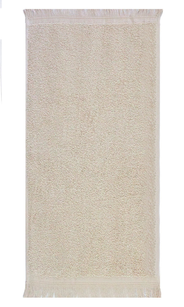 Plush Cotton380 GSM Terry Fringe Guest Towel - Birch (01 Pc Pack)