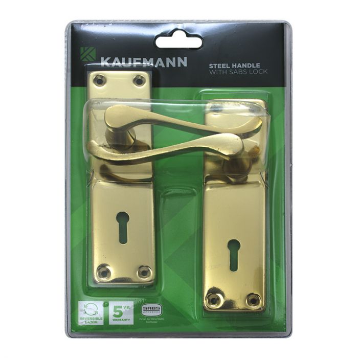 Kaufmann - Lockset 2L Ms 6Inch Victorian Scroll Bp - 2 Pack