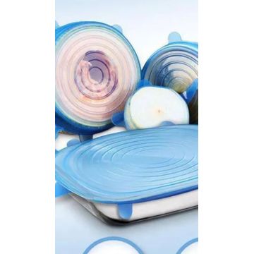 Silicone Stretch Lids Set of 6