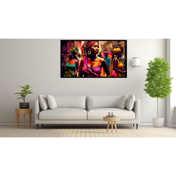 Canvas Wall Art - Beautiful African Women - B1631 [120 x 80 cm]