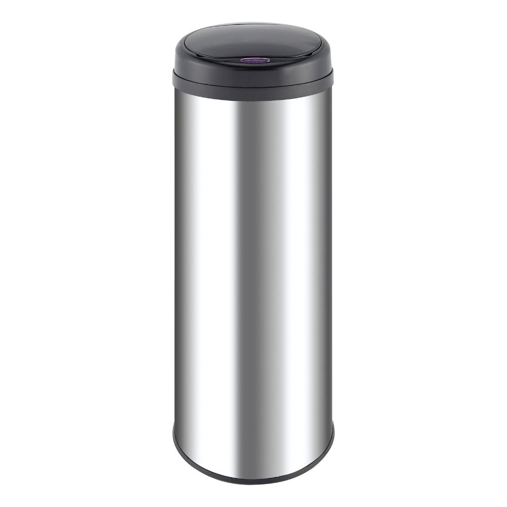 50L Round Stainless Steel Sensor Bin