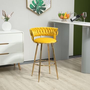 KC Furn-Marloe Bar Chair (Yellow Set of 2 )