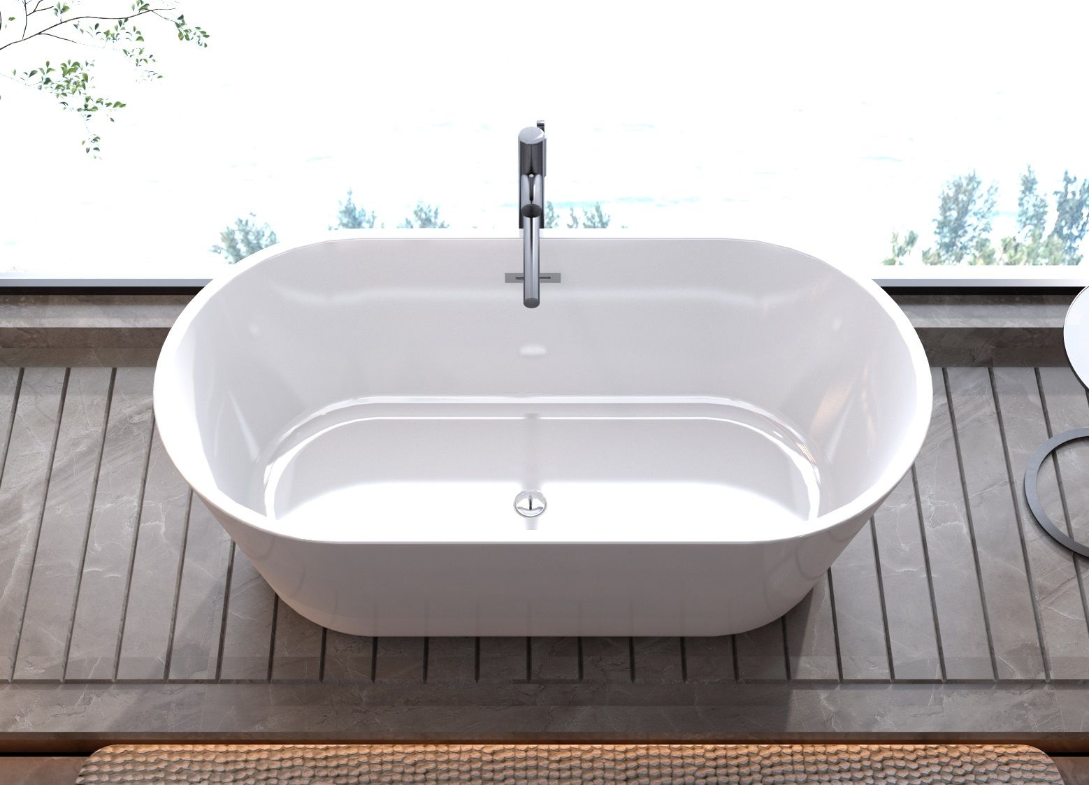 TOULOUSE 1700mm Freestanding Bathtub