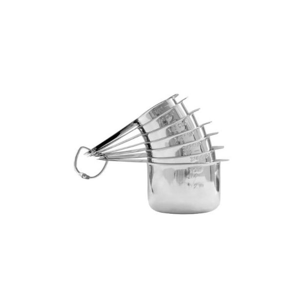 Castelware - Measuring Cups Kitchen Gadgets & Utensils Metal Stackable Set of 7 cups for Cooking & Baking