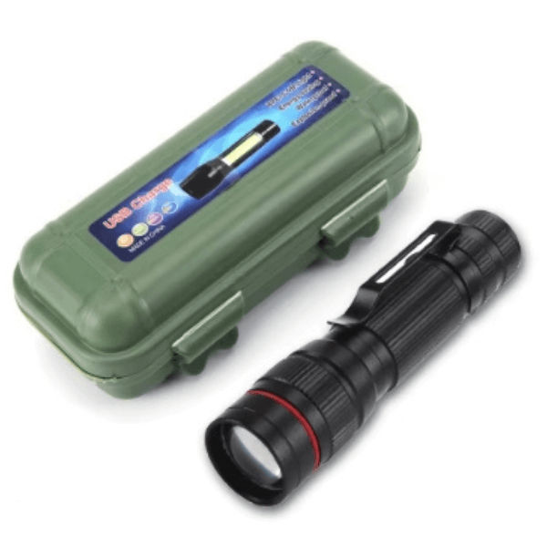 Mini Waterproof USB Charging LED Pen Torch