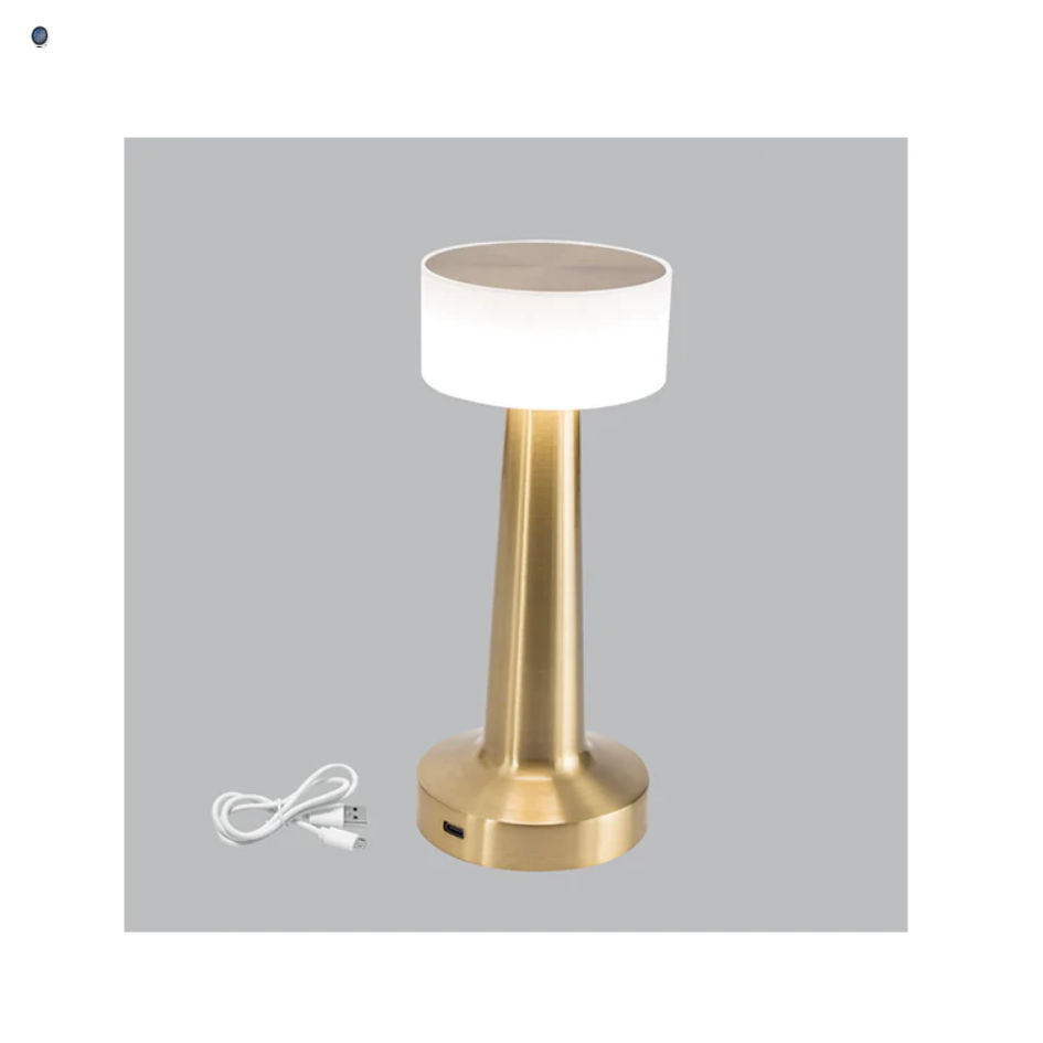 Rechargeable Metal Table Lamp