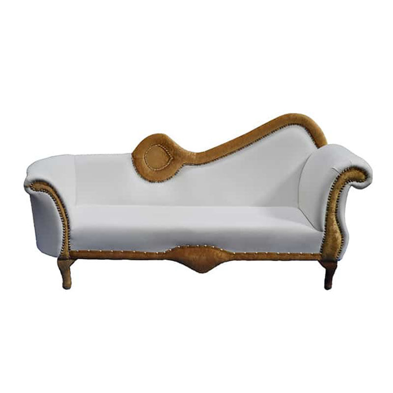 Vividitto - Wedding Chaise With Gold Edging