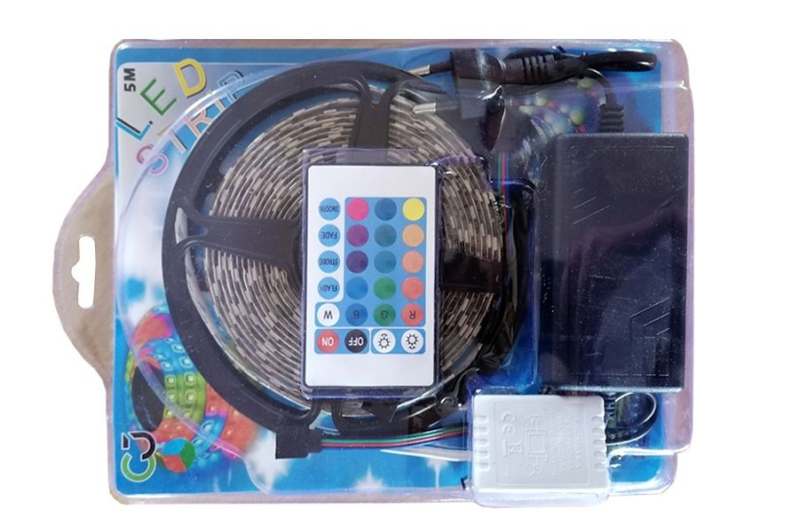 Strip light kit USB - 5m RGB 16 Colours