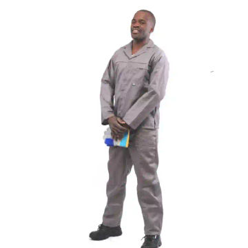 Inyathi Gold Range Pure Cotton Conti Suit - Grey - EU 28
