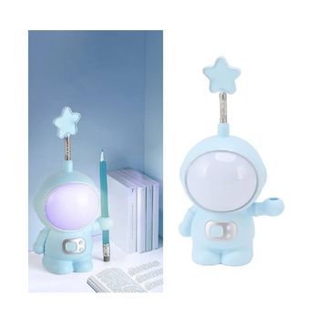Astronaut LED Night Lamp with Pen Holder