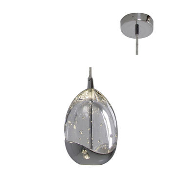 Eurolux Dew Drop 1LT Pendant 120mm Chrome