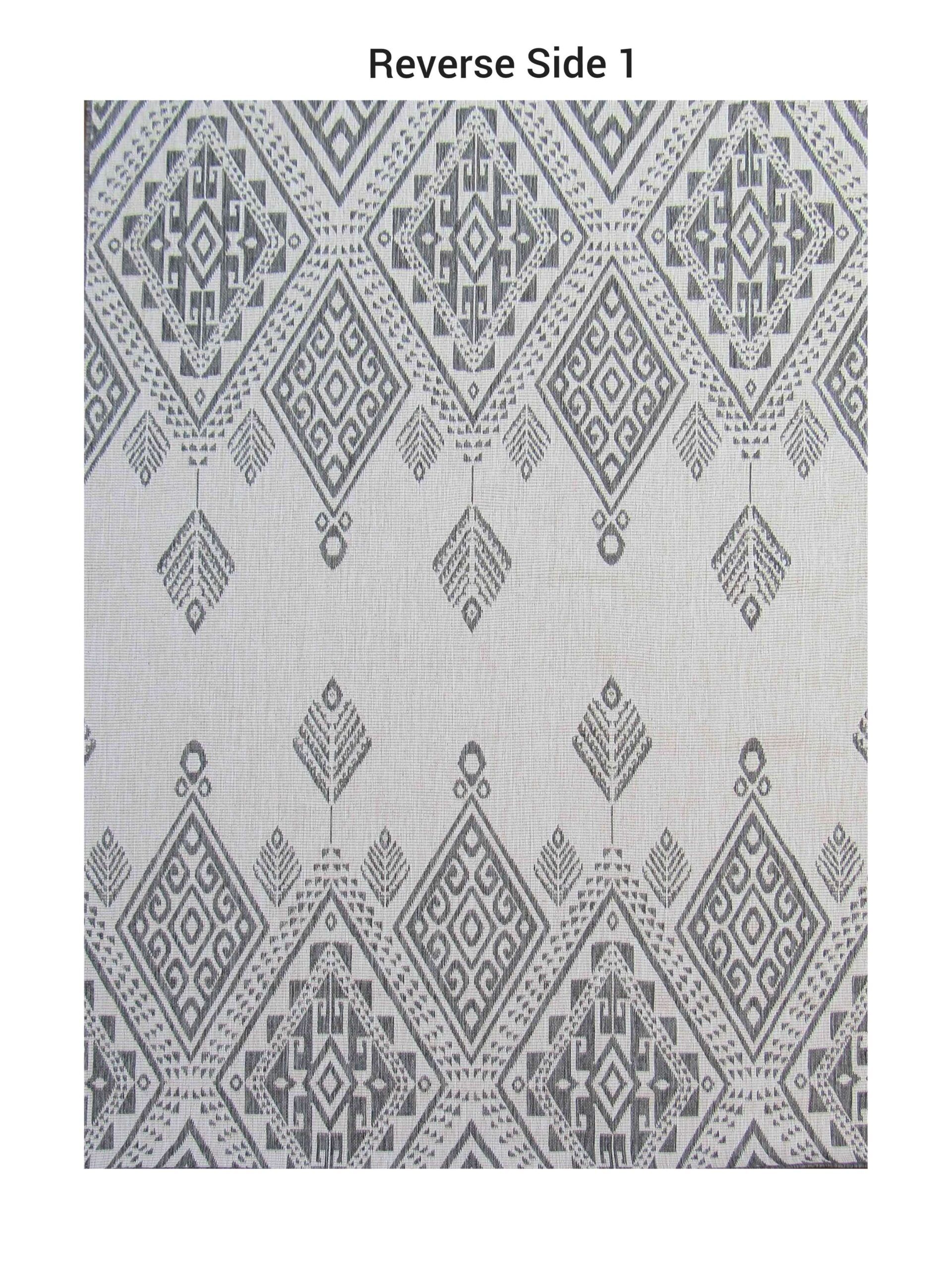 BK Carpets - Indoor & Outdoor Rug - 1.6m x 2.3m - Aztec Dream Catcher - Silver