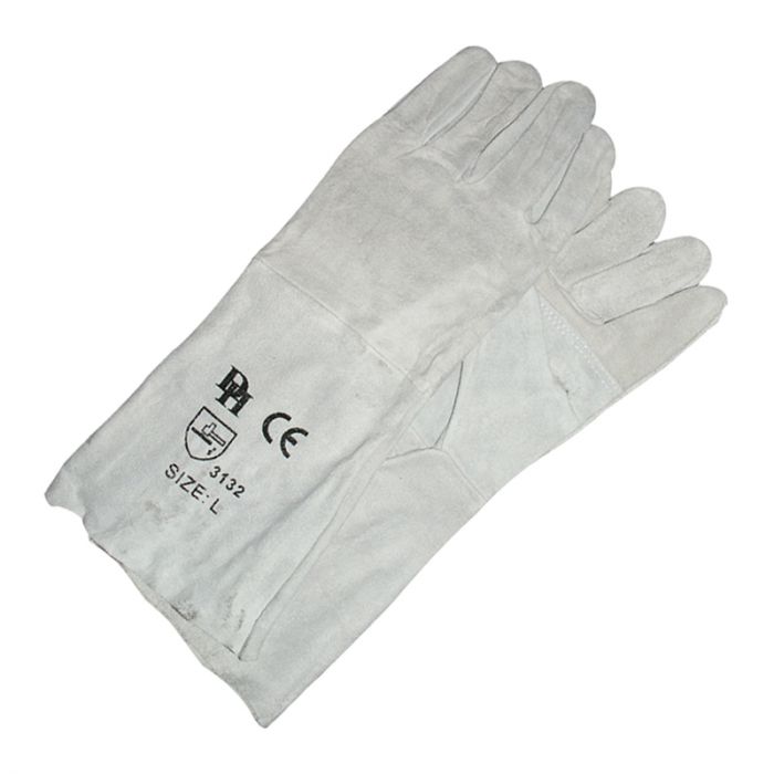 Skudo - Glove Chrome & Leather Reinforced Palm 200mm - 2 Pack