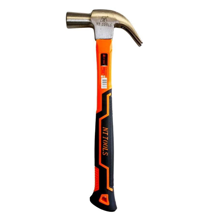 NT TOOLS Claw Hammer 500g Poly Handle with Rubber Grip