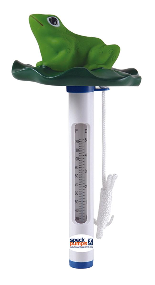 Speck Frog On Lotus Thermometer