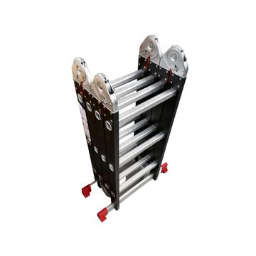 Ladder Aluminiun Multi-Purpose 3.5m Black
