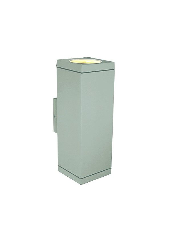 Aluminium 230V 2xGU10 50W Spotlight Fitting IP54