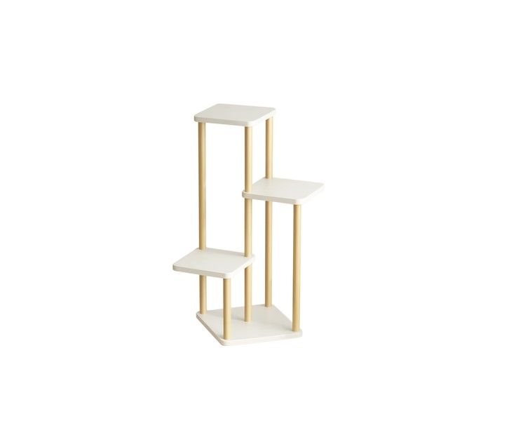 4-Tier Indoor Plant Stand White