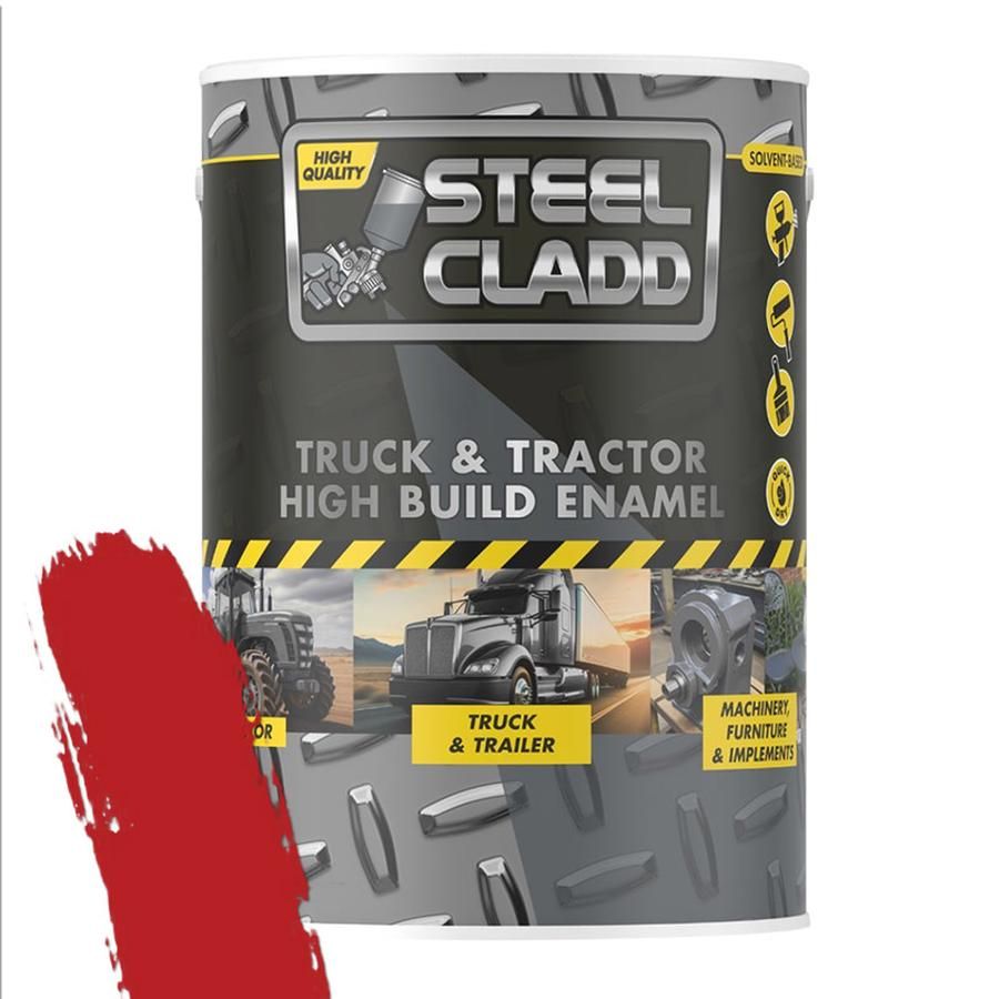 Steel Cladd Truck And Tractor Enamel Ih Red 5L