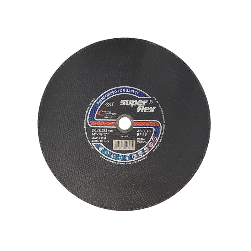 SUPERFLEX Abrasive Disc Cutting Steel 350mm x 3mm x 25.4mm