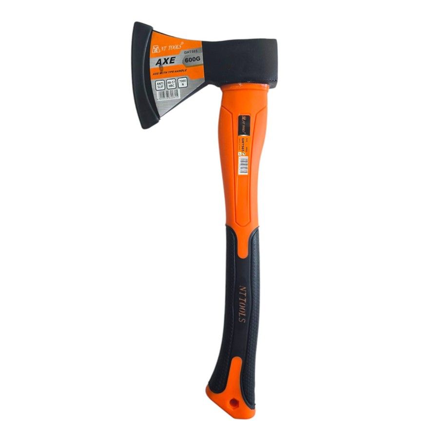 NT TOOLS 600g Hatchet - Fibreglass Handle Rubber Grip 380mm