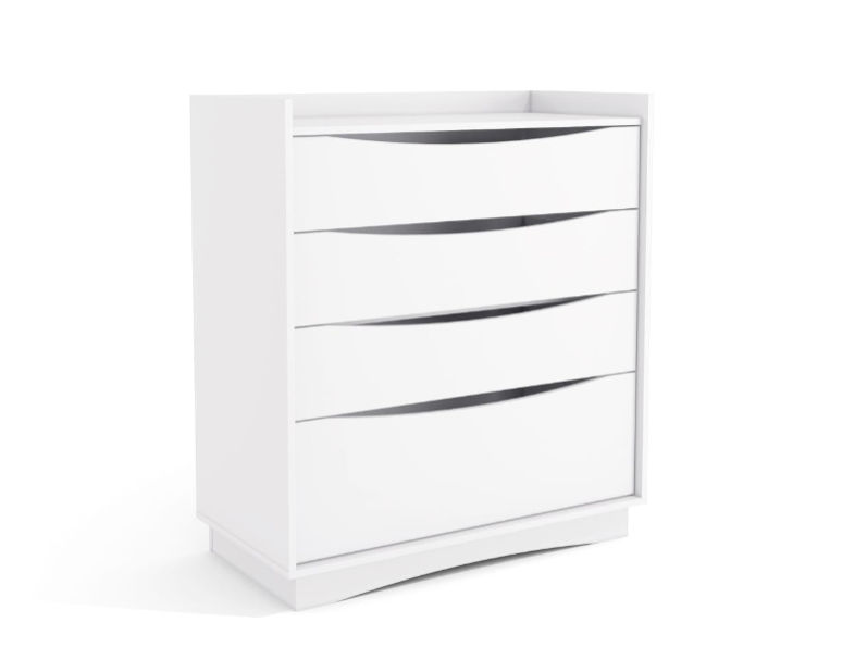 Nova Chest Of Draw -White