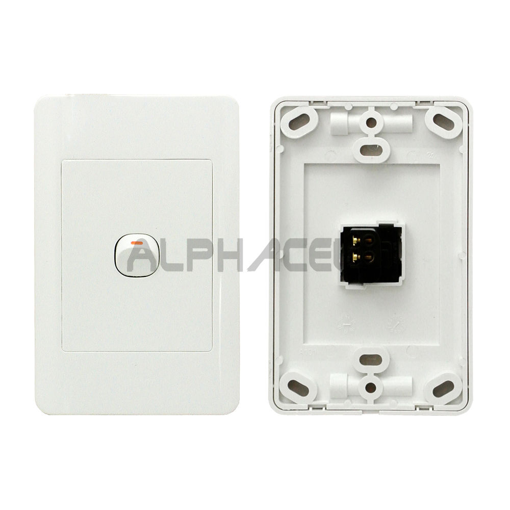 LIGHT WALL SWITCH - 1 LEVER PLASTIC