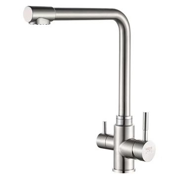 Kitchen Faucet 3-Way Stainless Steel