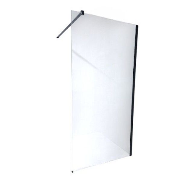 NAYA - Eclipse 1000 Shower Screen Clear & Black