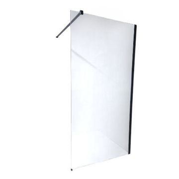 NAYA - Eclipse 1000 Shower Screen Clear & Black