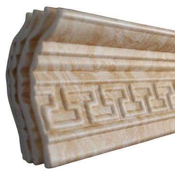 T17 Beige Flow 2m Cornice - Pack of 4 pieces