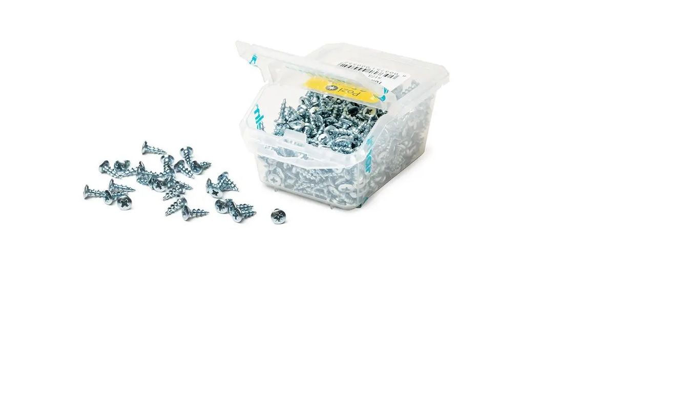 G Screw, Pozi, No.10 (5mm x 16mm), 500 Pieces BY WOODLY