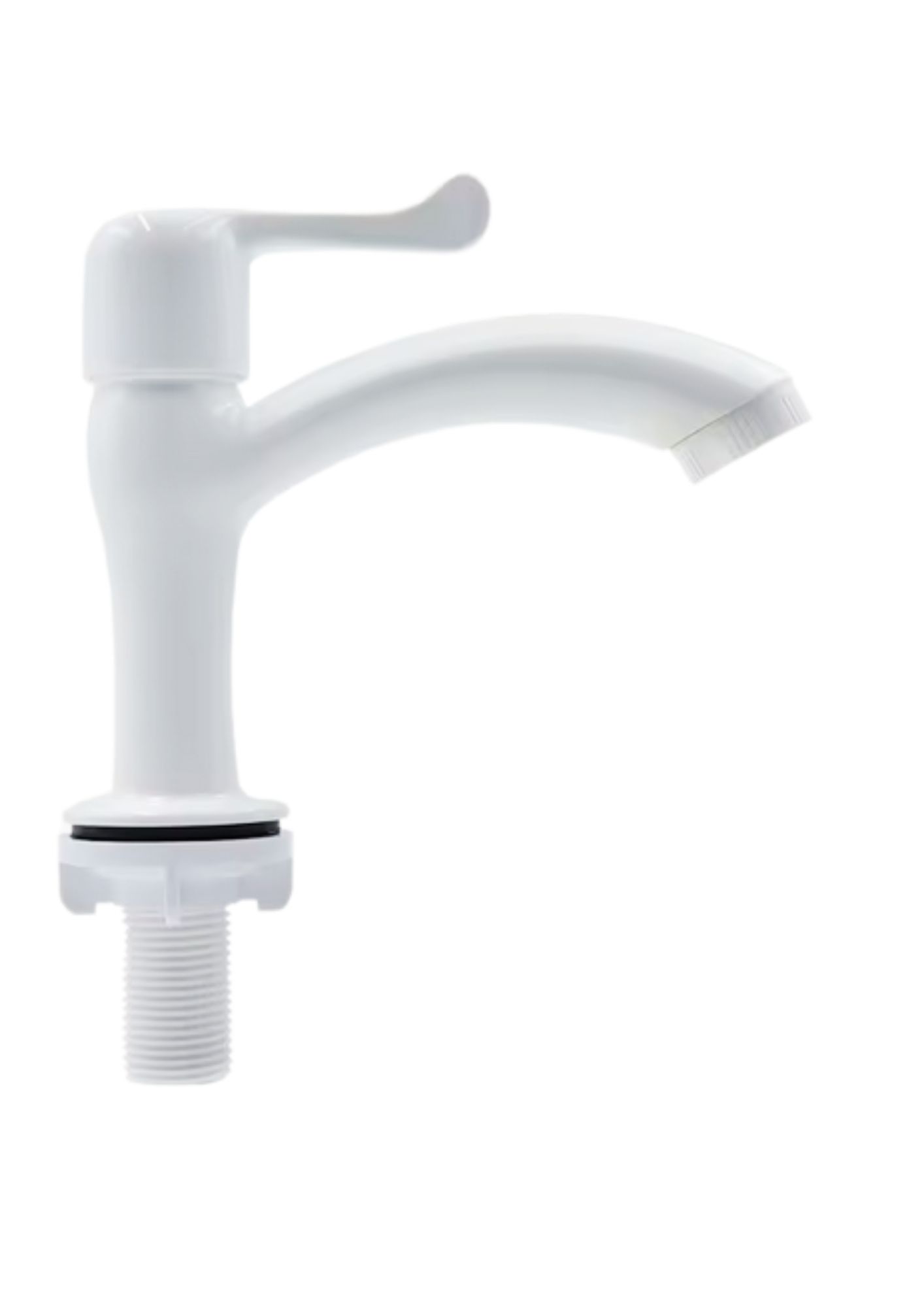 PLASTIC PILLAR TAP 1/2 - WHITE HANDLE
