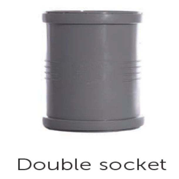 PVC/PP - 160mm Double Socket
