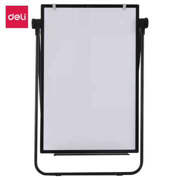 Deli Double Sided Whiteboard Flipchart Easel 600 x 900mm Stand