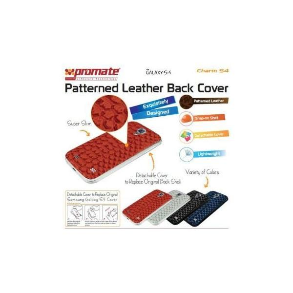 Promate Charm.S4 Premium Patterned-Leather Back
