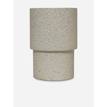 Footed Terrazzo Planter White – Indoor & Outdoor Cement Pot 29 20cm