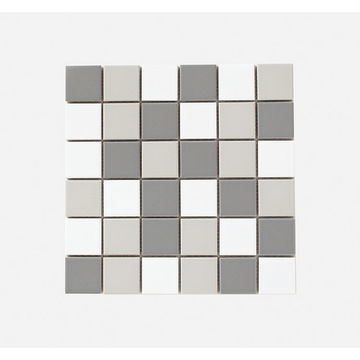 Mosaic Porcelain - Greyton - 48mm Square - 300x300 (per sheet)