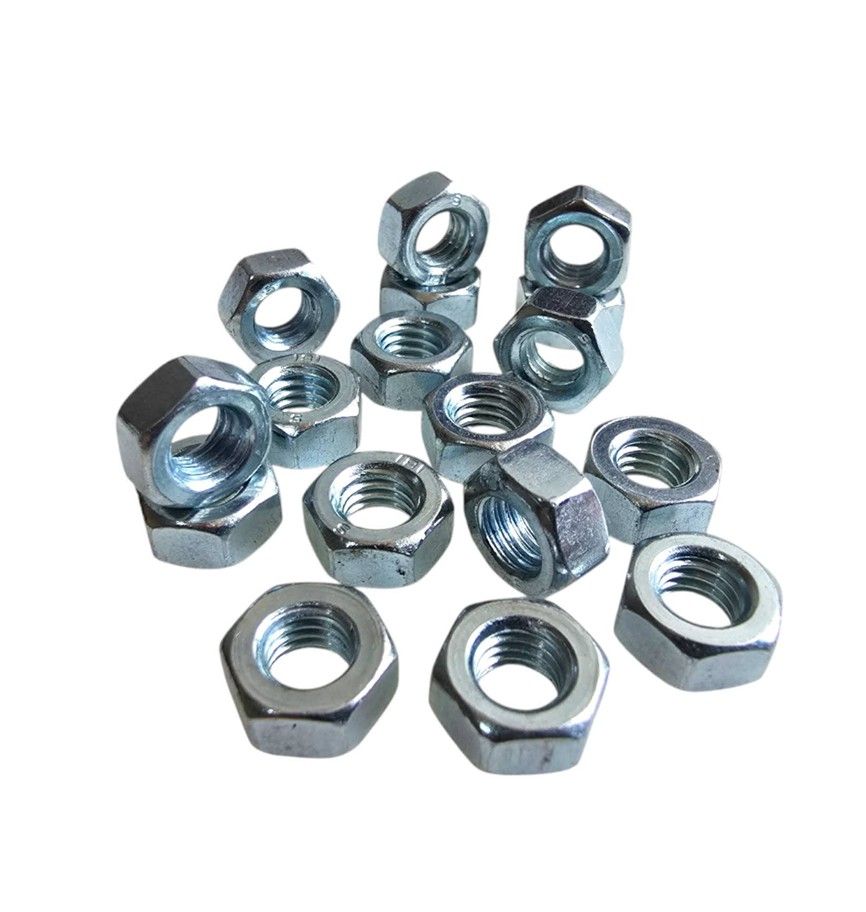 NT TOOLS - Galvanized Hex Nut M6 - 100 Pcs
