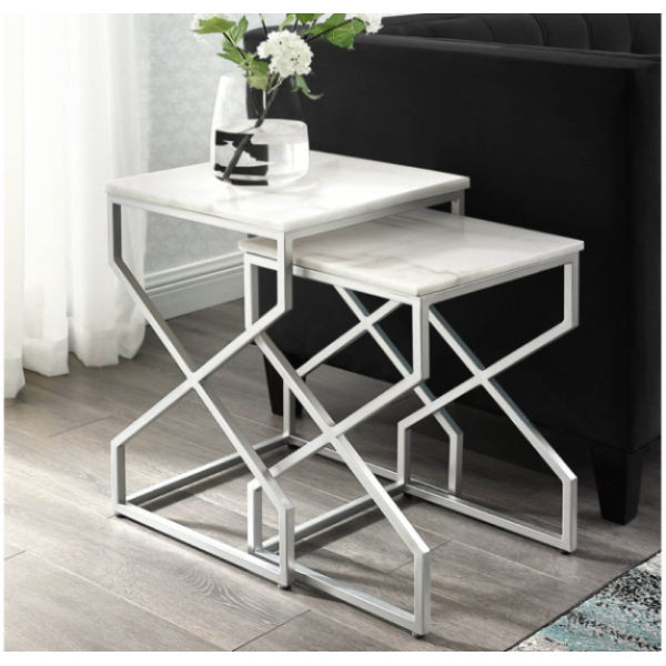 Gold 2 piece Mini Side Tables
