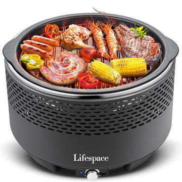 Lifespace Portable Charcoal Braai with FREE Dome Lid & Carry Bag