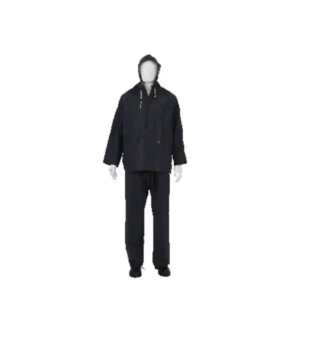 Rubberised Rain Suit - Navy - 2XL