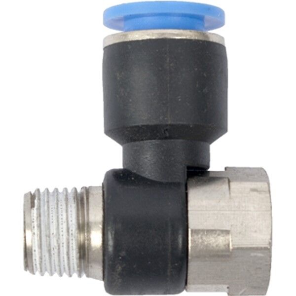 Aircraft Pu Hose Fitting Tee 10mm x 1/4"F x 1/4"M